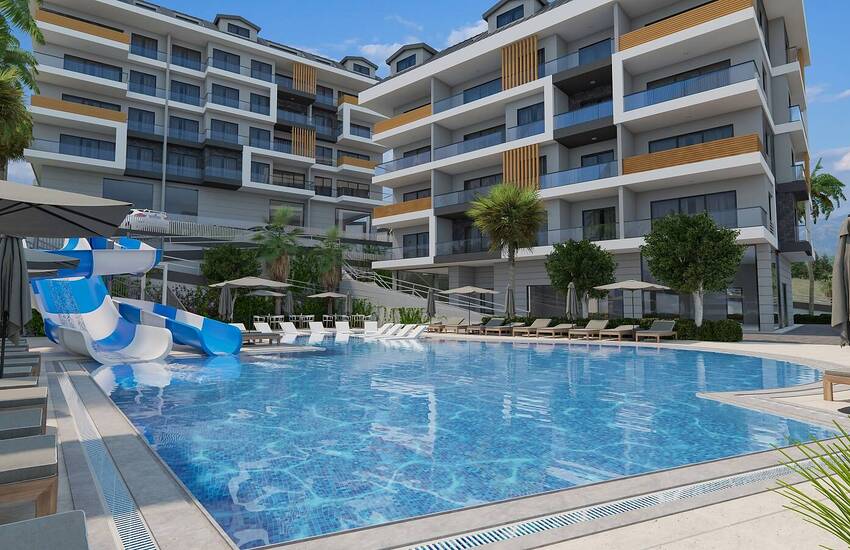 Luxury Apartments Close to the Beach in Alanya Center