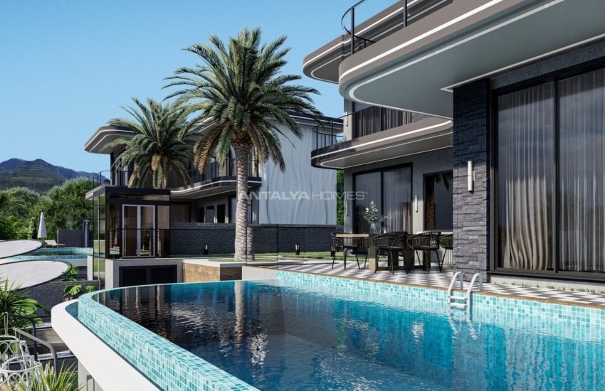 Vrijstaande Villa's Met Uitzicht Op De Zee En Het Kasteel Van Alanya 4