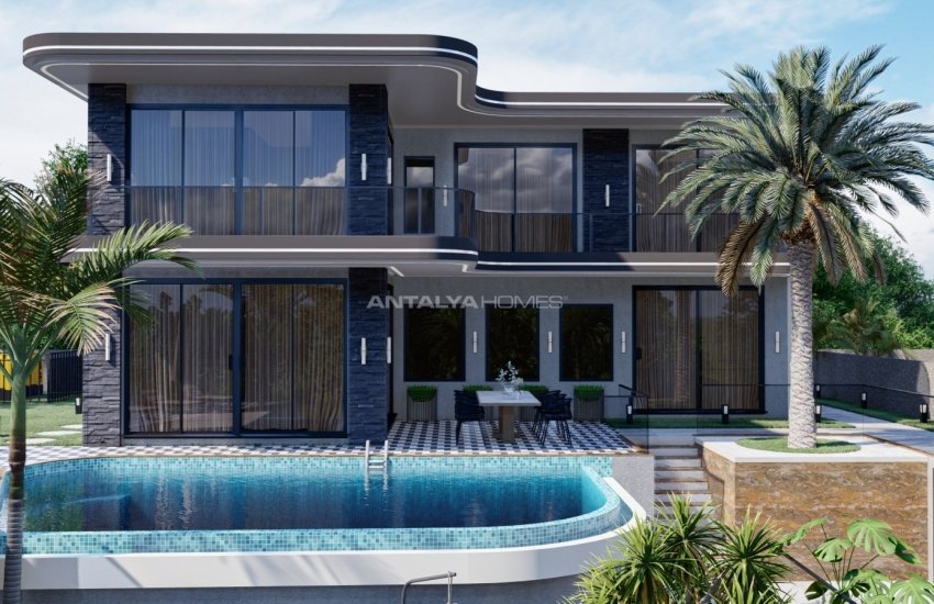 Vrijstaande Villa's Met Uitzicht Op De Zee En Het Kasteel Van Alanya 6
