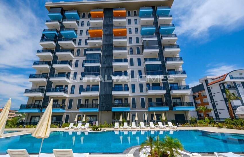 Moderna Lägenheter Nära Havet I Avsallar Alanya