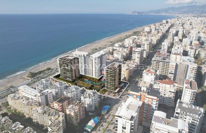 Alanya Mahmutlar'da Zengin Sosyal Olanaklar Sunan Daireler