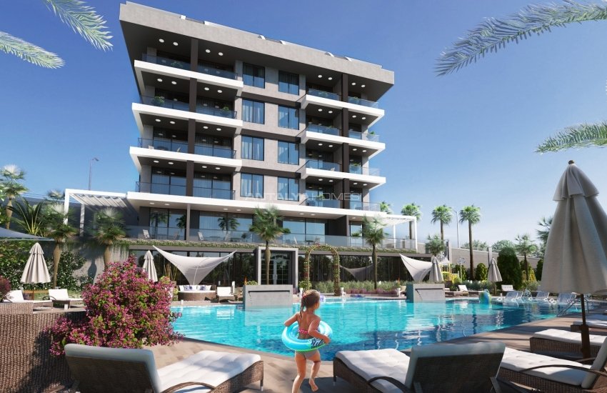 Modern Flats with Sea and Nature Views in Kargicak Alanya 11