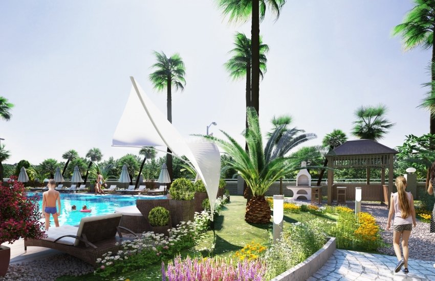 Modern Flats with Sea and Nature Views in Kargicak Alanya 3