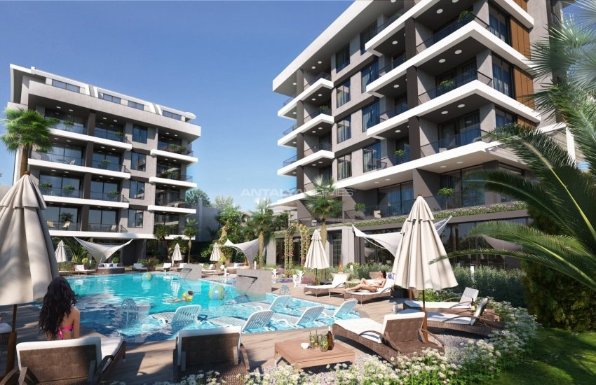 Modern Flats with Sea and Nature Views in Kargicak Alanya 5