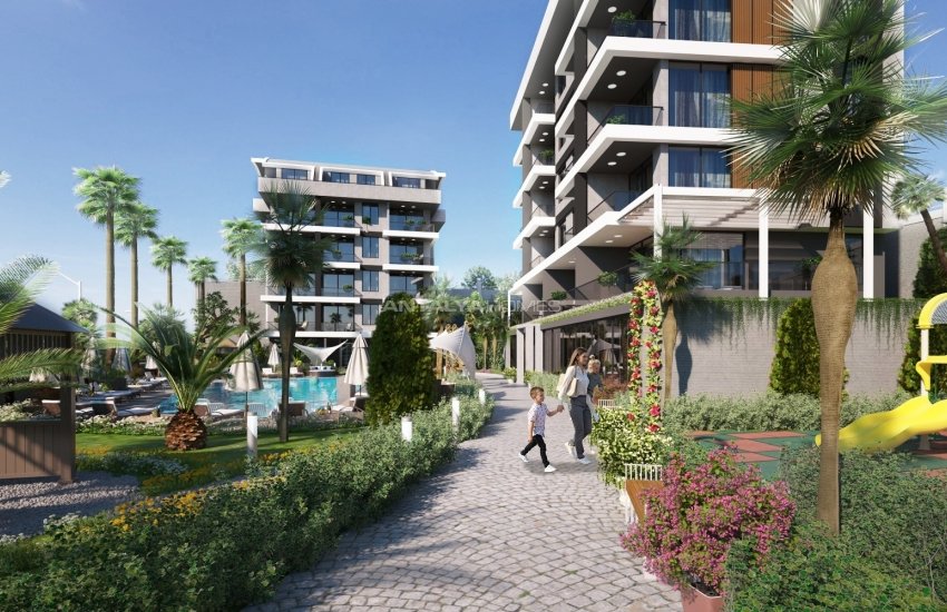 Modern Flats with Sea and Nature Views in Kargicak Alanya 8