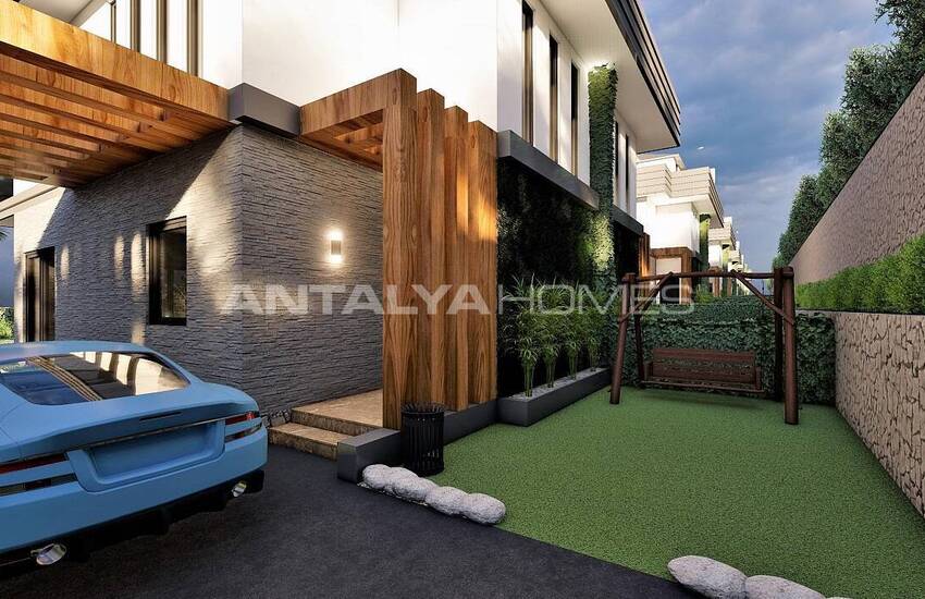 Сдвоенные Виллы Рядом с Пляжем в Алании, Авсаллар 2