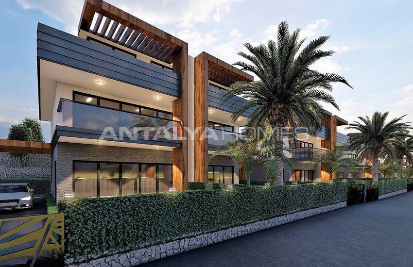 Сдвоенные Виллы Рядом с Пляжем в Алании, Авсаллар 4