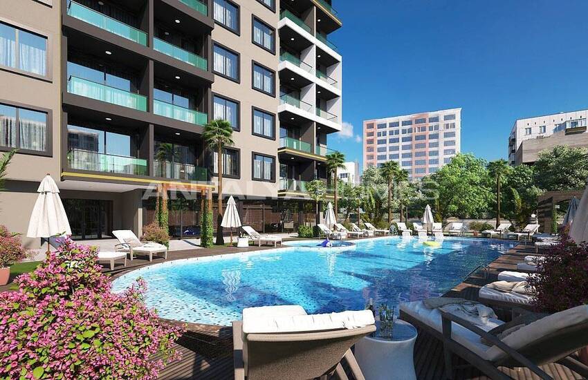 Alanya Appartementen In Een Project Met Zwembad