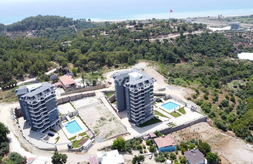 Alanya'da Kapsamlı Sosyal Tesislere Sahip Sitede Daireler 1