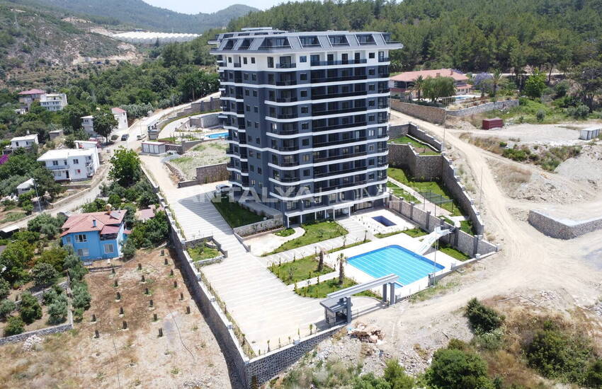 Alanya'da Kapsamlı Sosyal Tesislere Sahip Sitede Daireler 2