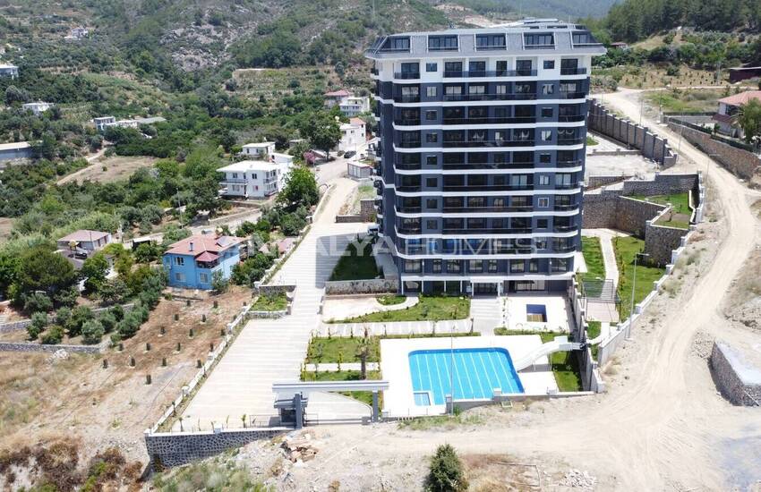 Alanya'da Kapsamlı Sosyal Tesislere Sahip Sitede Daireler 3