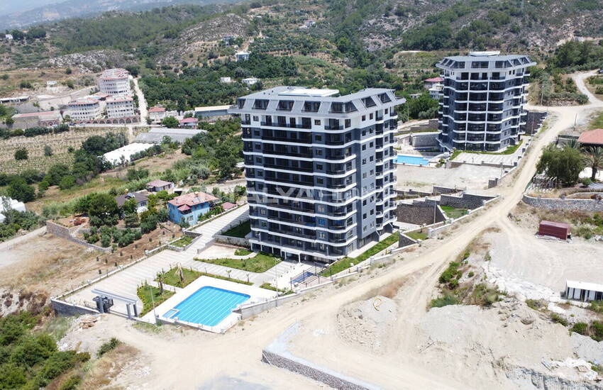 Alanya'da Kapsamlı Sosyal Tesislere Sahip Sitede Daireler 4