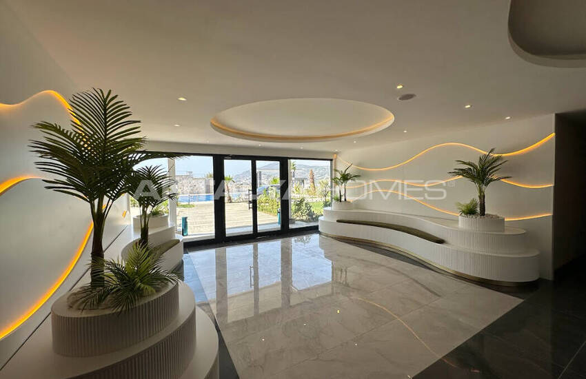 آپارتمان در آلانیا در یک مجتمع با امکانات گسترده 12