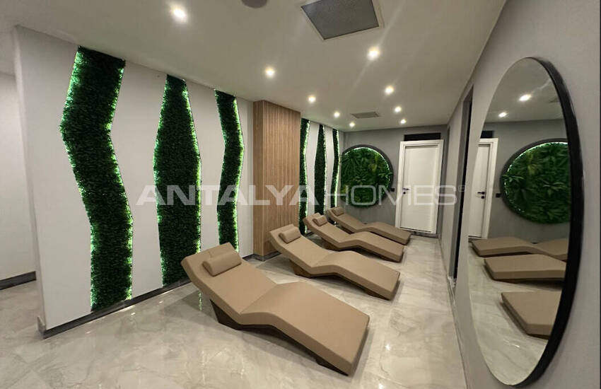 آپارتمان در آلانیا در یک مجتمع با امکانات گسترده 19