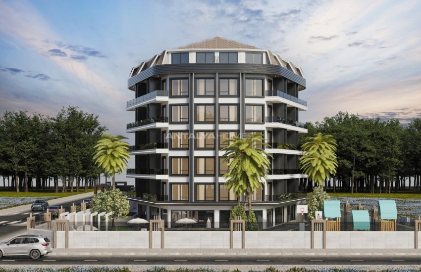 Sea View Real Estate in a Complex Near the Coast in Kestel, Alanya 2