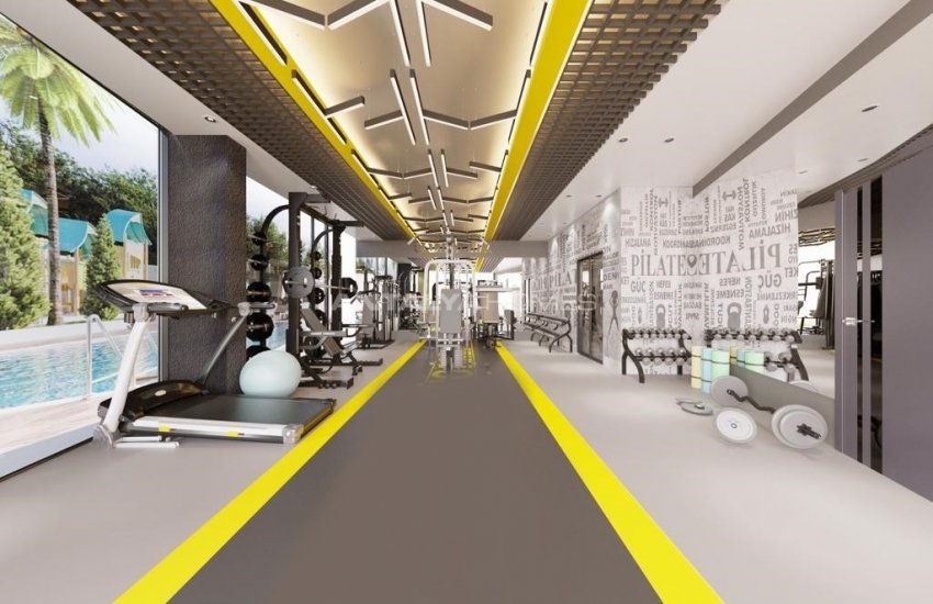 Sea View Real Estate in a Complex Near the Coast in Kestel, Alanya 12