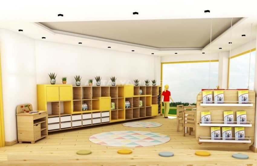 Sea View Real Estate in a Complex Near the Coast in Kestel, Alanya 11