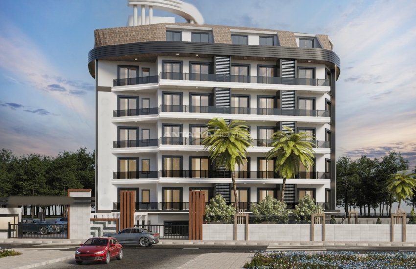 Sea View Real Estate in a Complex Near the Coast in Kestel, Alanya 4