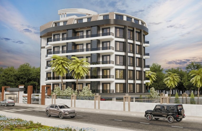 Sea View Real Estate in a Complex Near the Coast in Kestel, Alanya 6