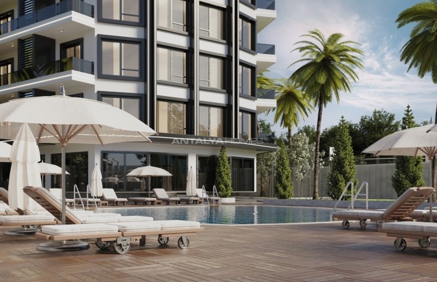 Sea View Real Estate in a Complex Near the Coast in Kestel, Alanya 7