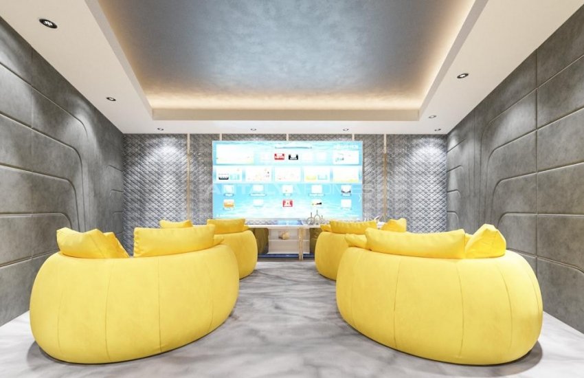 Sea View Real Estate in a Complex Near the Coast in Kestel, Alanya 10