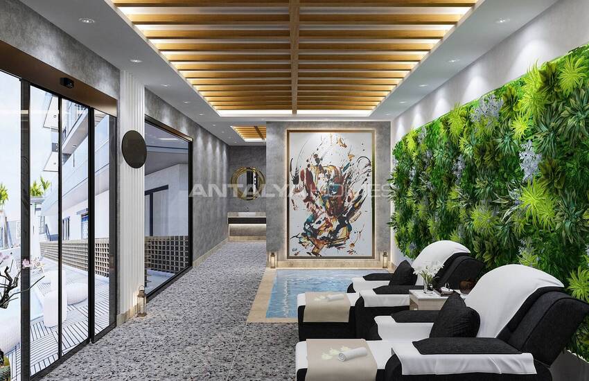 Chic Properties in a Complex with Swimming Pool in Alanya 11