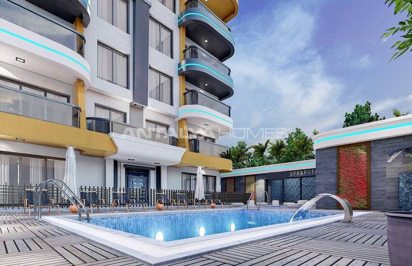 Chic Properties in a Complex with Swimming Pool in Alanya 6