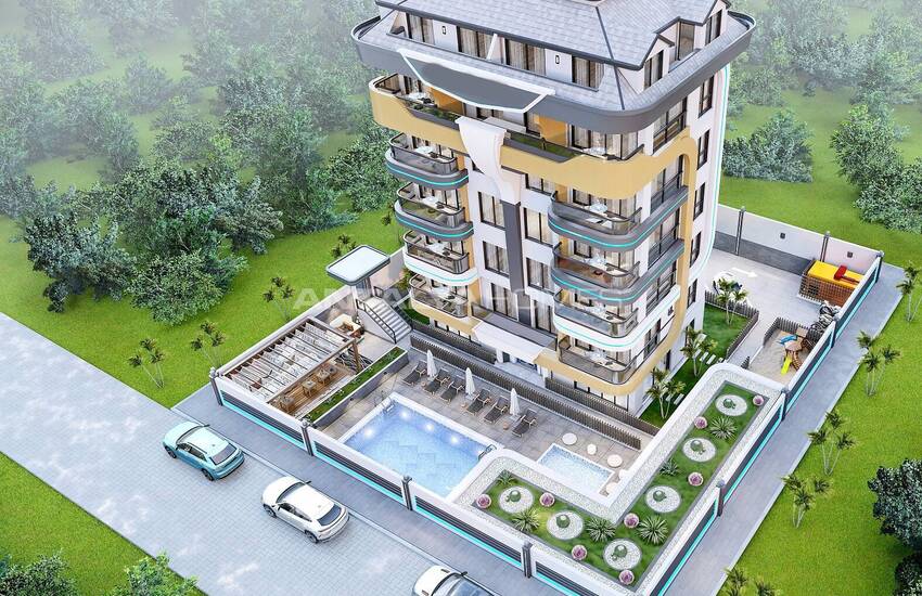 Chic Properties in a Complex with Swimming Pool in Alanya 7