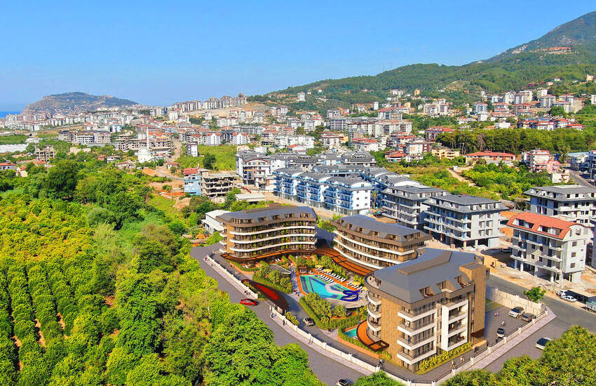 Appartements Avec Piscines À Oba Alanya
