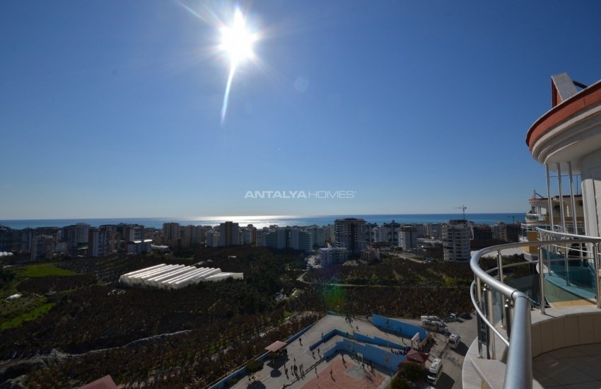 Amazing Sea View 4+1 Penthouse in Alanya Mahmutlar 1