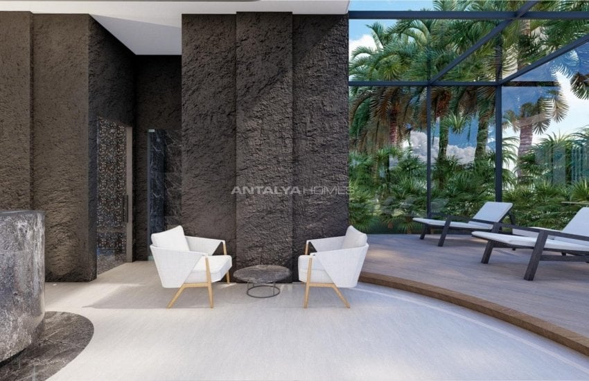 Beachfront Luxury Flats Close to Amenities in Alanya Tosmur 15