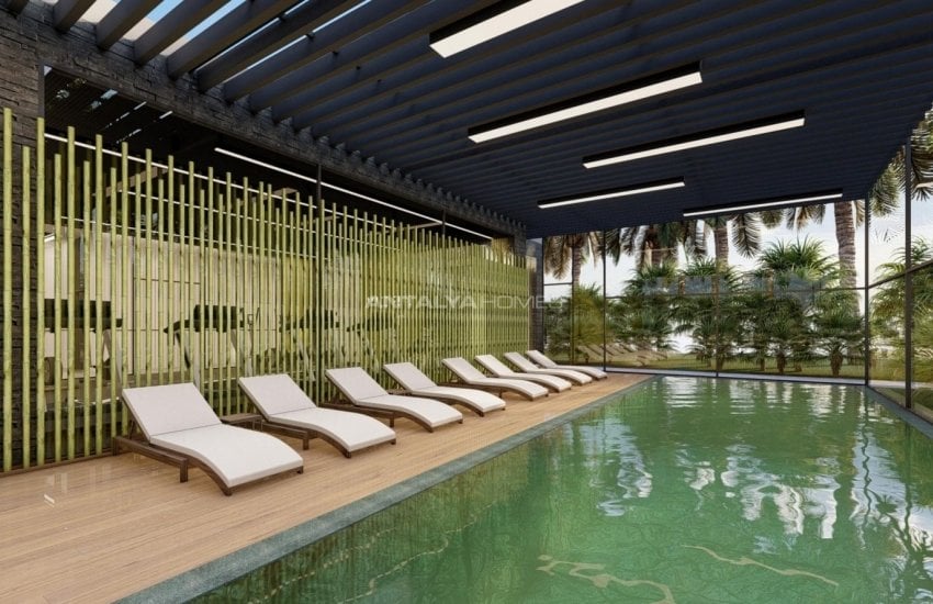 Beachfront Luxury Flats Close to Amenities in Alanya Tosmur 19