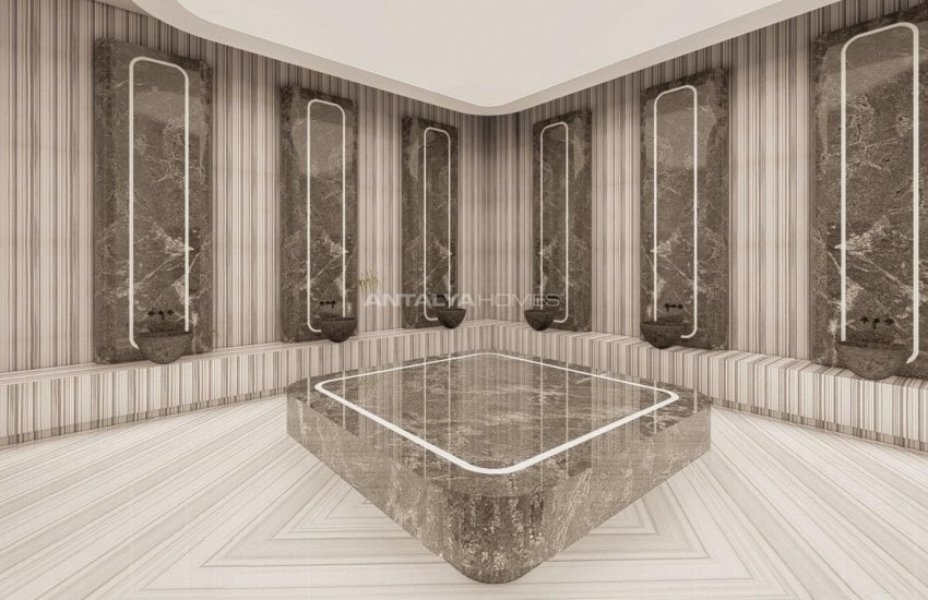 Beachfront Luxury Flats Close to Amenities in Alanya Tosmur 20