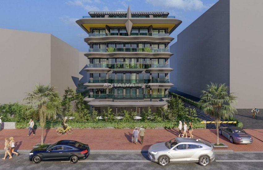 Beachfront Luxury Flats Close to Amenities in Alanya Tosmur 5