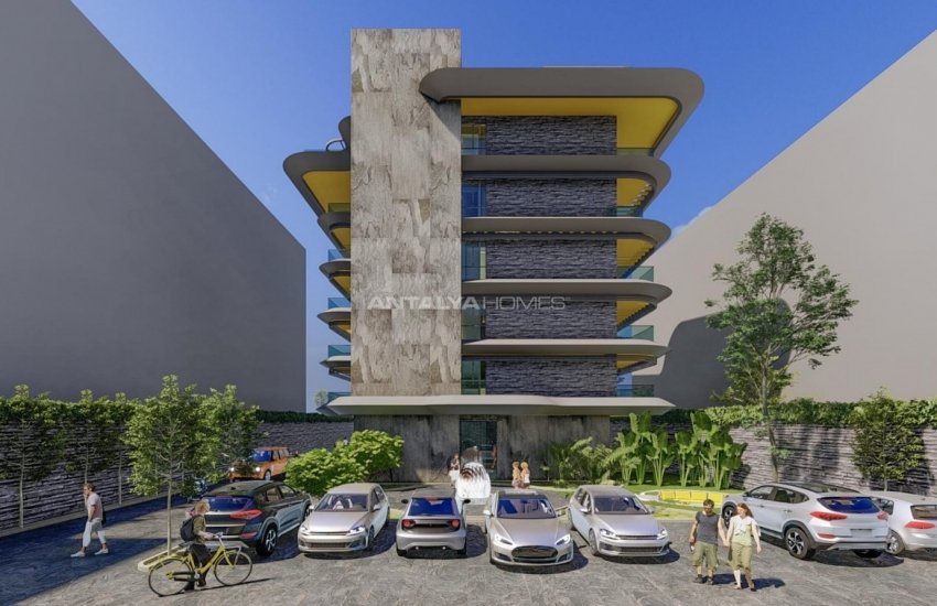 Beachfront Luxury Flats Close to Amenities in Alanya Tosmur 9