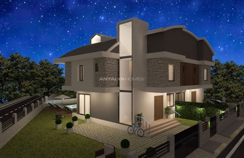 Semi-detached Villas with a Lift and a Pool in Dosemealti 2