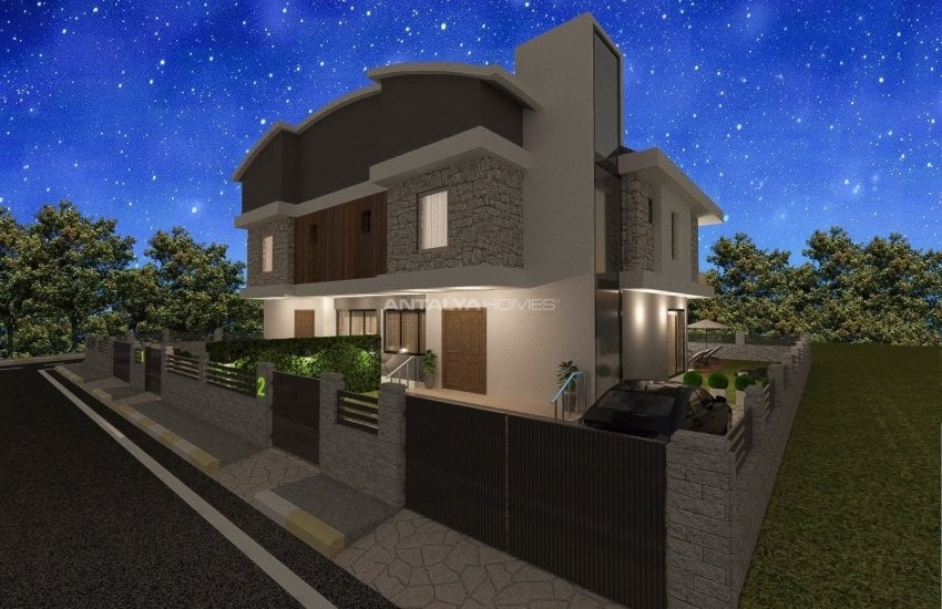 Semi-detached Villas with a Lift and a Pool in Dosemealti 3