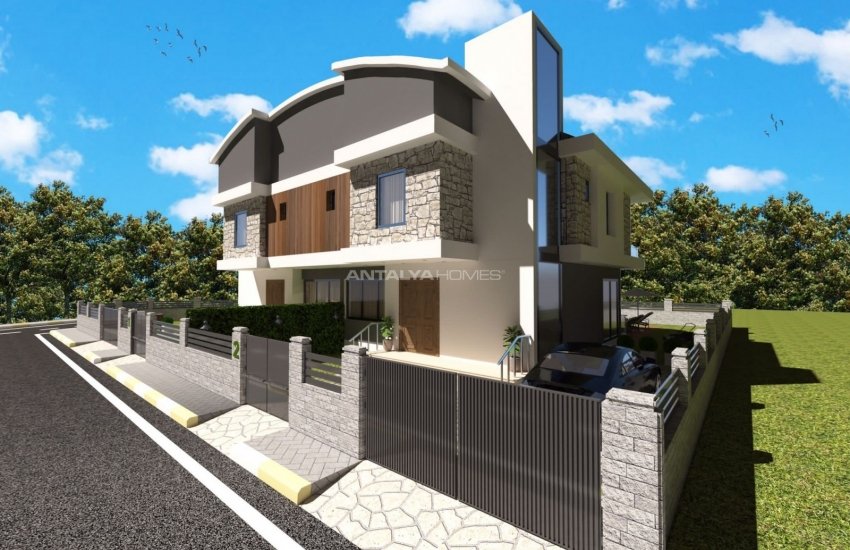 Semi-detached Villas with a Lift and a Pool in Dosemealti 5