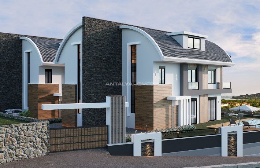 Villas Triplex Avec Piscine Privée Et Jardin À Alanya 10