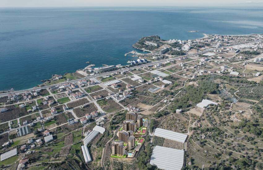 Zeezicht Appartementen In Een Luxe Complex In Okurcalar Alanya 1