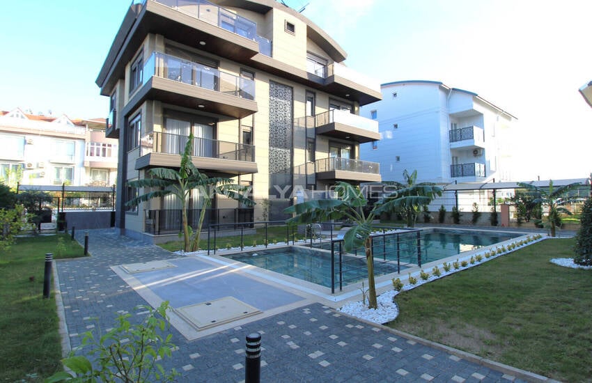 Luxus Wohnungen In Einem Projekt Mit Pool In Belek Antalya
