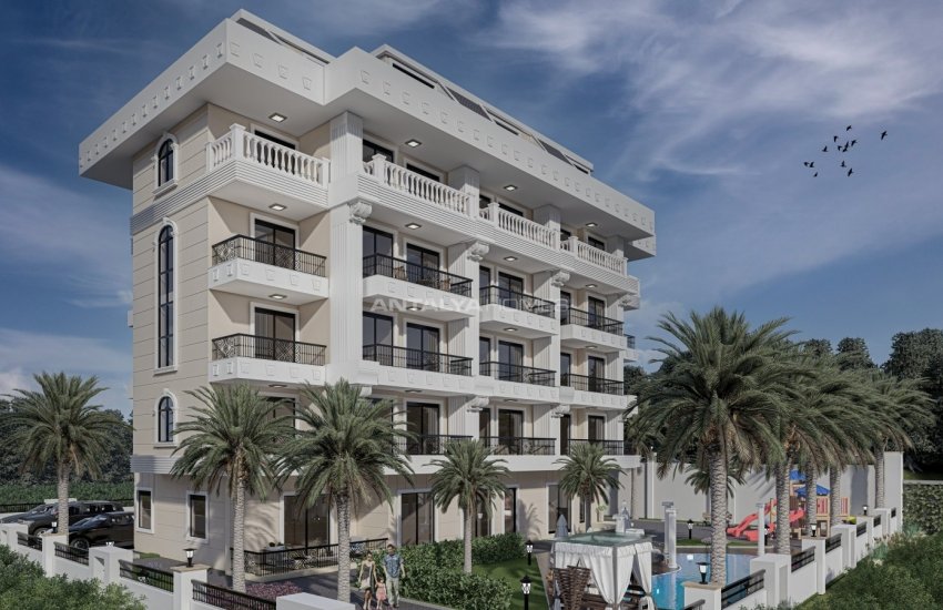 Luxury Flats in a Complex with Neoclassical Design in Alanya 5
