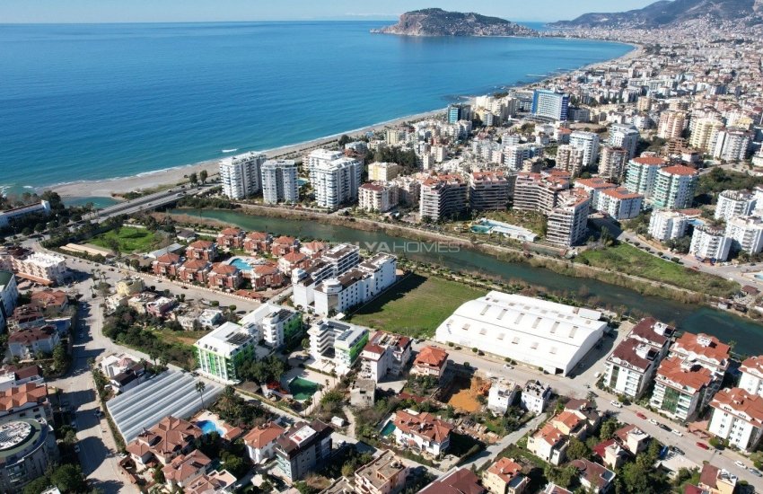 Luxury Flats in a Complex with Neoclassical Design in Alanya 8