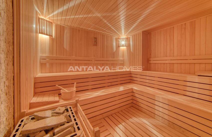 Alanya'da Sahile Yürüme Mesafesinde Kapsamlı Sitede Daireler 19