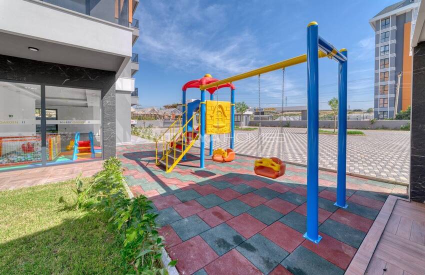 Alanya'da Sahile Yürüme Mesafesinde Kapsamlı Sitede Daireler 10