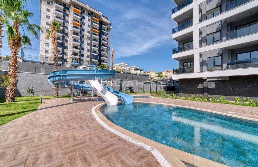 Alanya'da Sahile Yürüme Mesafesinde Kapsamlı Sitede Daireler 4