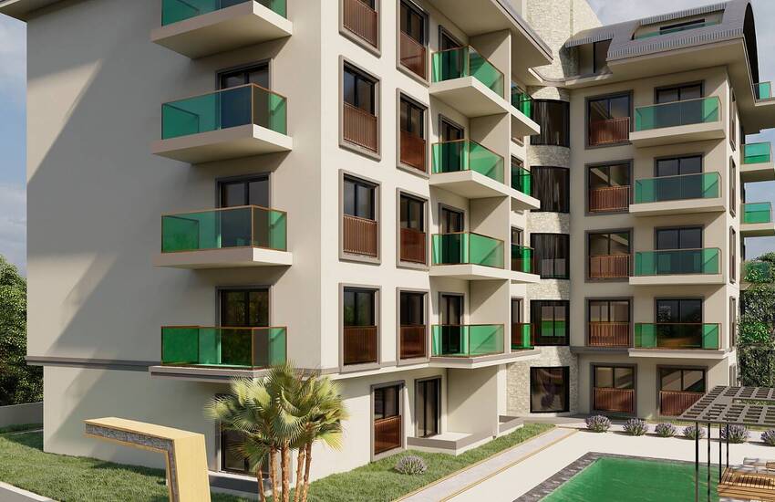 Newly-built Properties in Complex with Amenities in Alanya