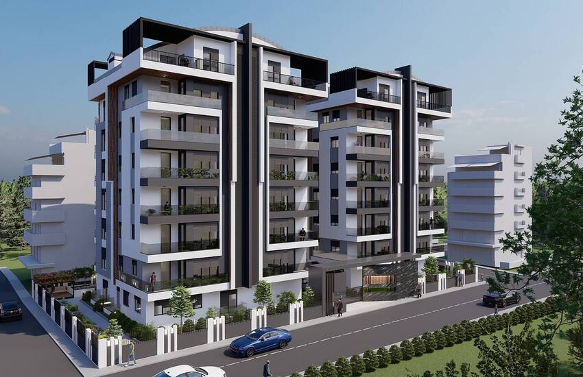 Luxe Real Estate in a Secure Complex in Muratpasa Antalya