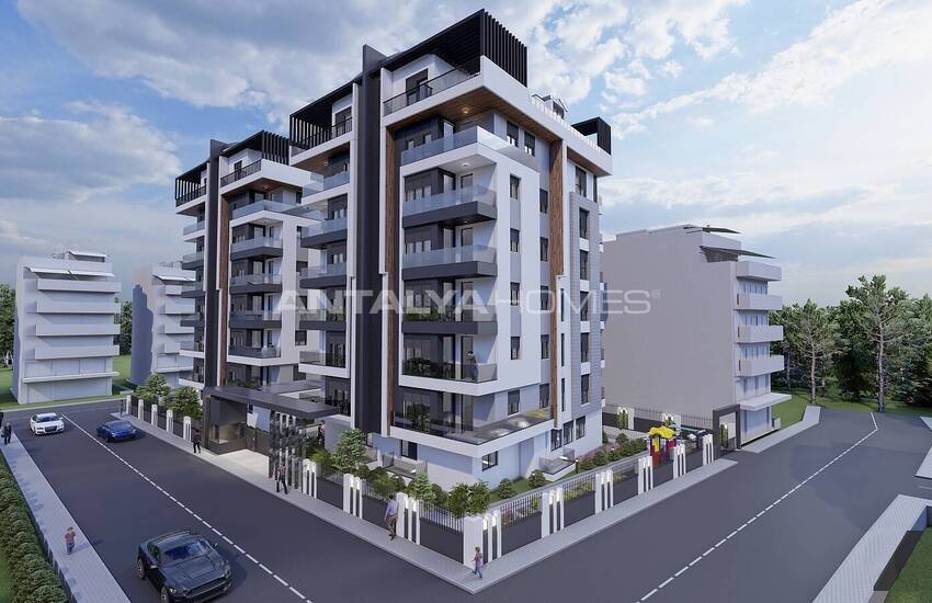 Luxe Real Estate in a Secure Complex in Muratpasa Antalya