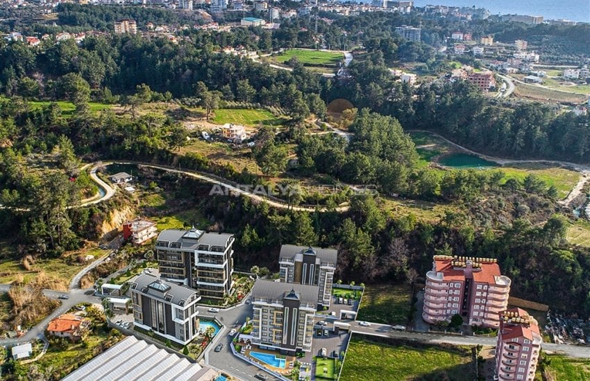 Stylish Flats in a Complex Nestled with Nature in Avsallar 2